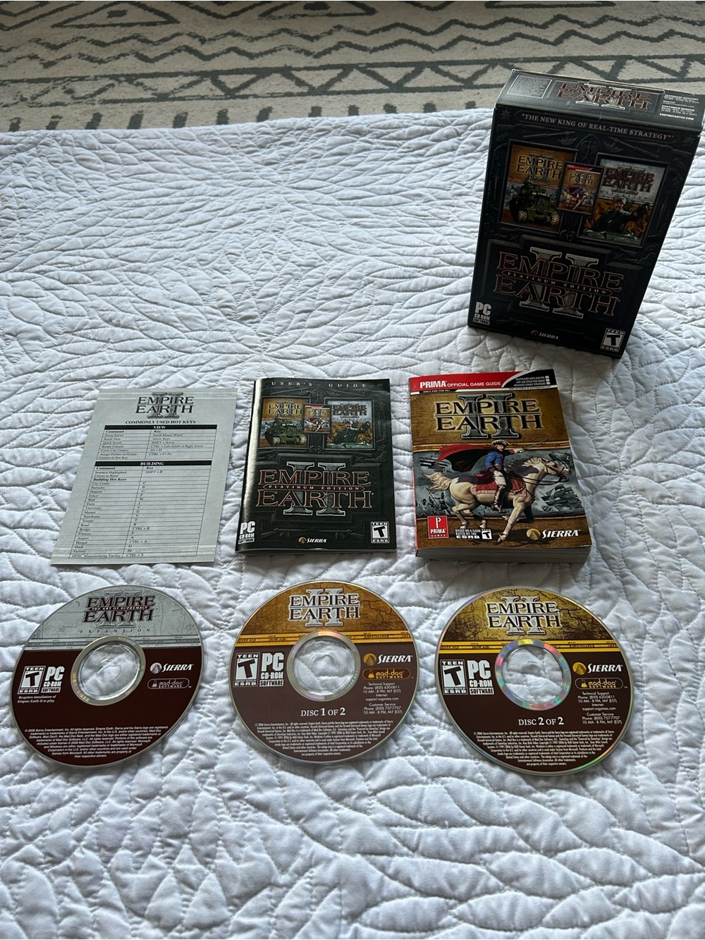 Sierra Empire Earth II Platinum Edition PC CD-ROM Big Box